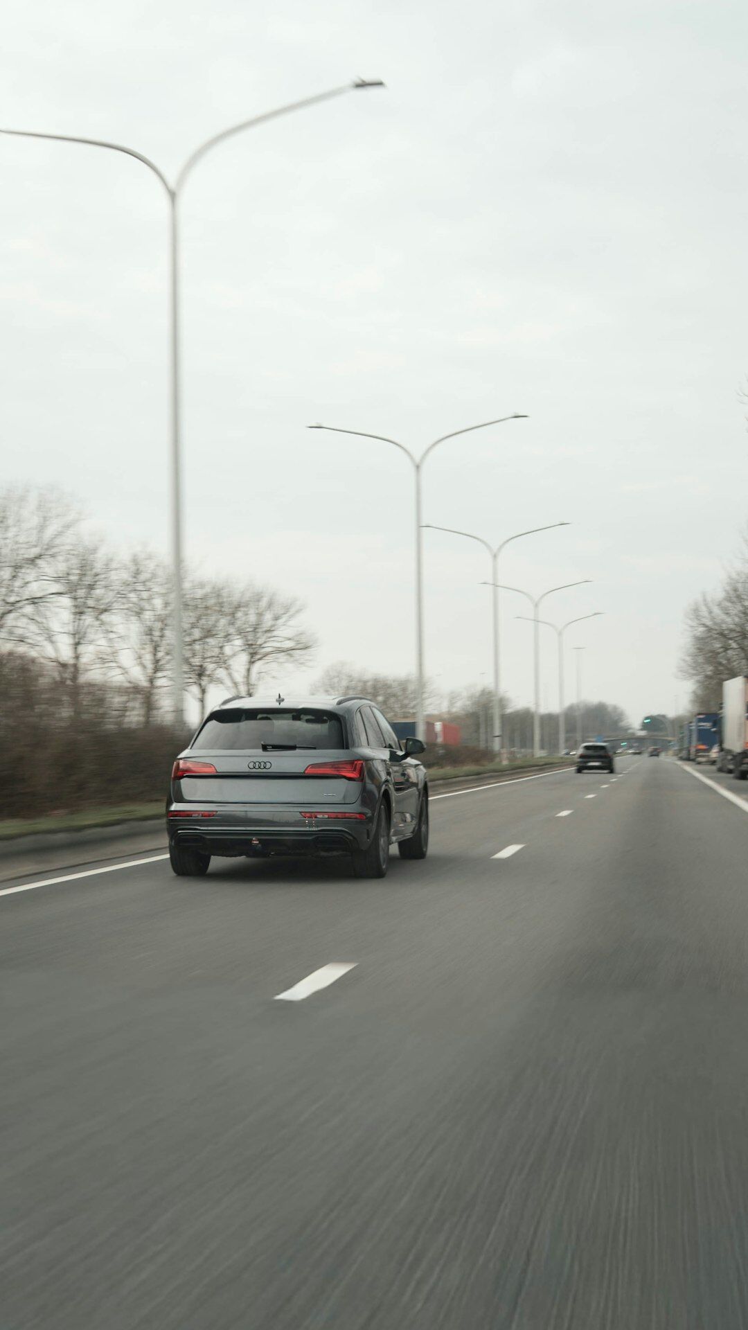electric car on highway