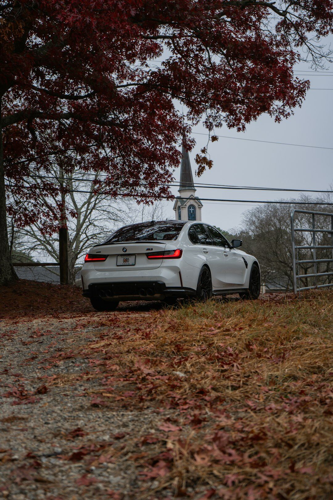 premium car parked at scenic view