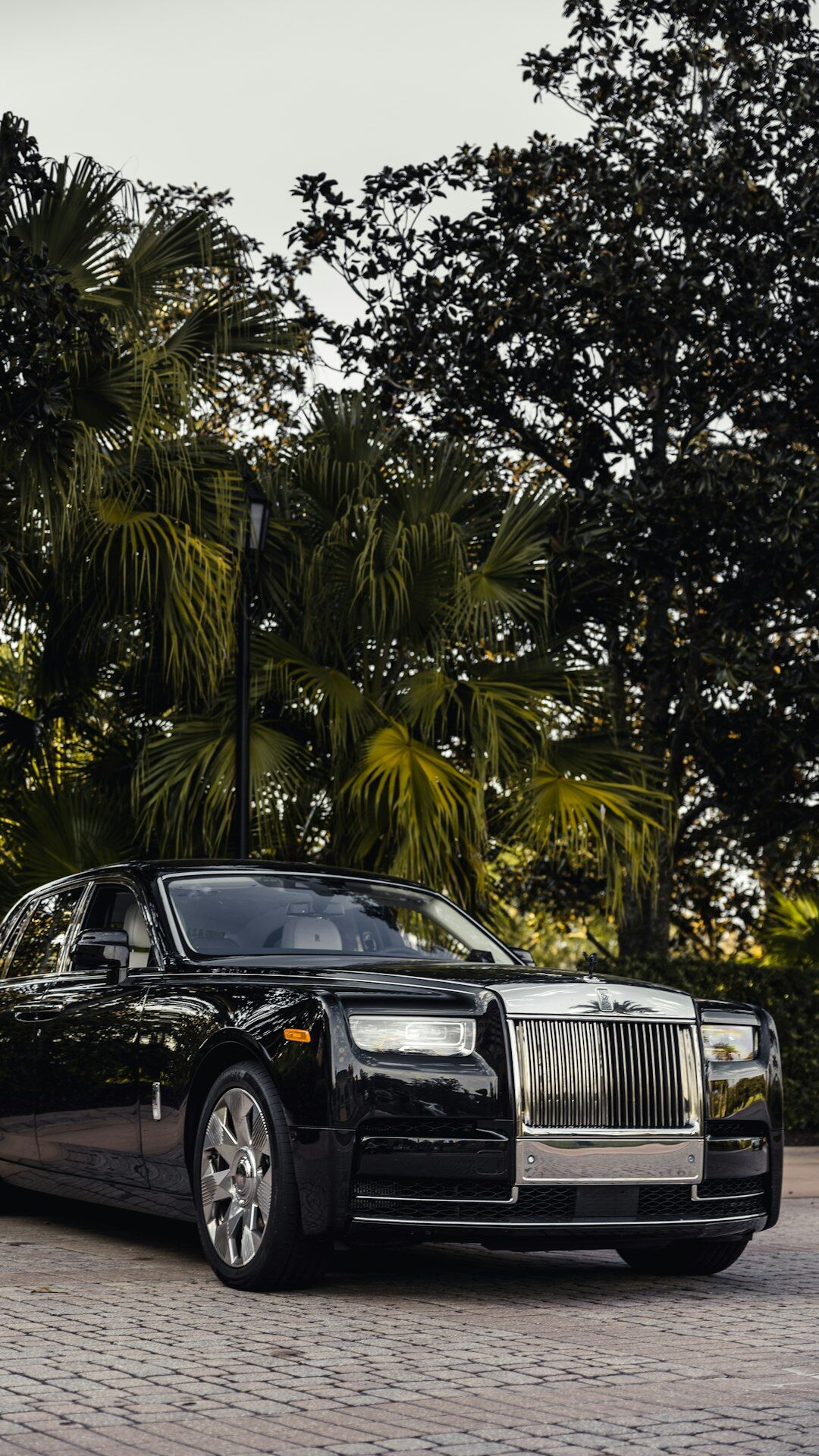luxury car parked